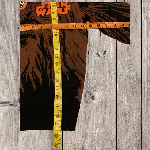 Star Wars Chewbacca Funny All Over Christmas Ugly Sweater Leia Luke Dartg Vader - Picture 3 of 5